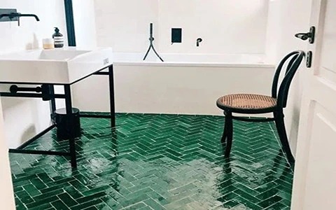 تصویر 4 از قیمت سرامیک کف سبز با کیفیت ارزان + خرید عمده
